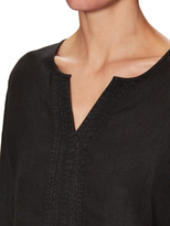 Thumbnail for your product : Three Dots Linen Seamed Panel Blouse