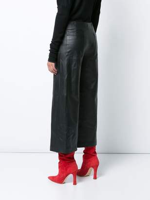 Adam Lippes cropped wide-leg trousers