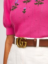 Thumbnail for your product : Gucci 4cm Gg Leather Belt