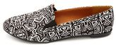 Thumbnail for your product : Charlotte Russe Tribal Print Canvas Slip-On Flats
