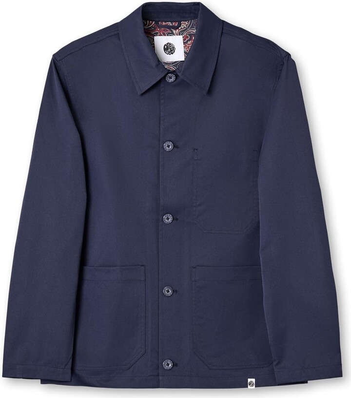 Pretty Green Armstrong Overshirt Khaki ShopStyle Jackets