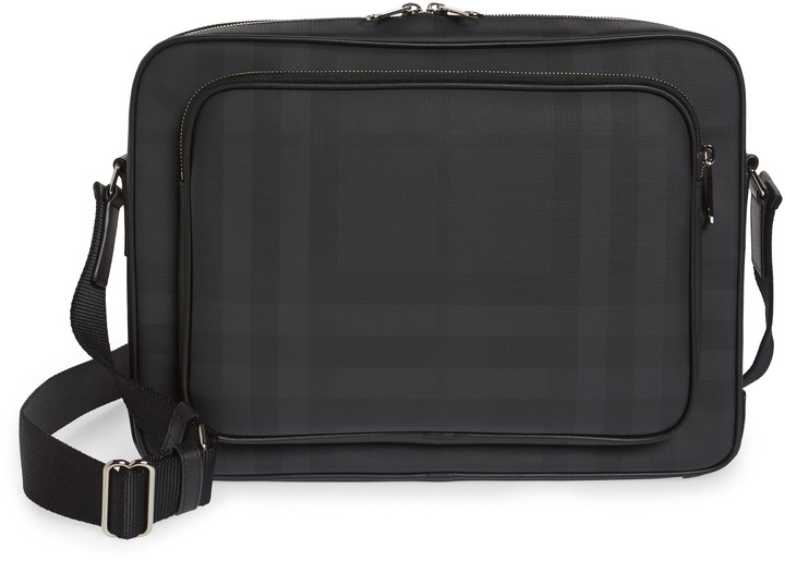 burberry london check messenger bag
