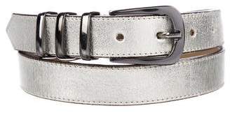 Anine Bing Metallic Leather Belt