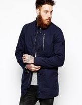 Thumbnail for your product : ASOS Mac With Funnel Neck