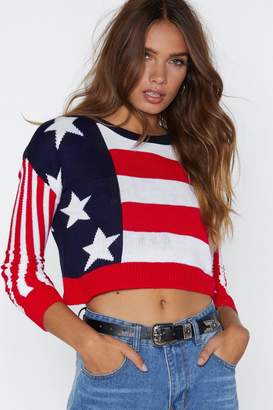 Nasty Gal US-Hey Cropped Sweater
