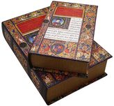 Thumbnail for your product : Swann Imports Colourful Latin Book Box (Set of 2)