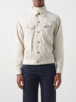 Thumbnail for your product : Ralph Lauren RRL Embroidered-denim Trucker Jacket - Ivory