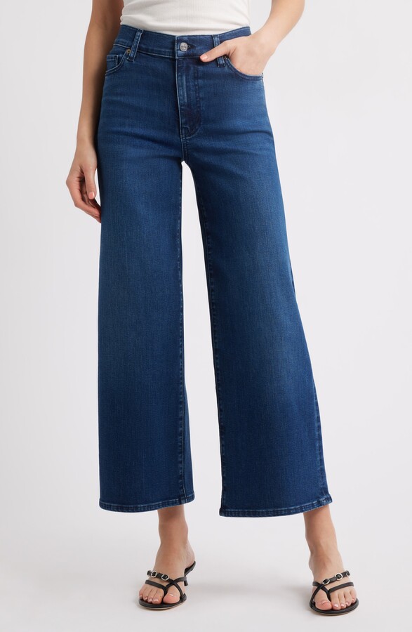 Frame Le Pixie High Waist Slim Palazzo Jeans