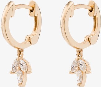 Dana Rebecca Designs 14K Yellow Gold Alexa Jordyn Diamond Huggie Earrings