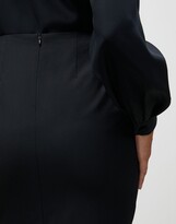 Thumbnail for your product : Lafayette 148 New York Plus-Size-Italian-Stretch-Wool-Modern-Slim-Skirt