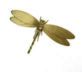 Thumbnail for your product : Will Bishop Jewellery Design Gold Vermeil Dragonfly Brooch