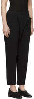Thumbnail for your product : Raquel Allegra Black Vintage Relaxed Lounge Pants