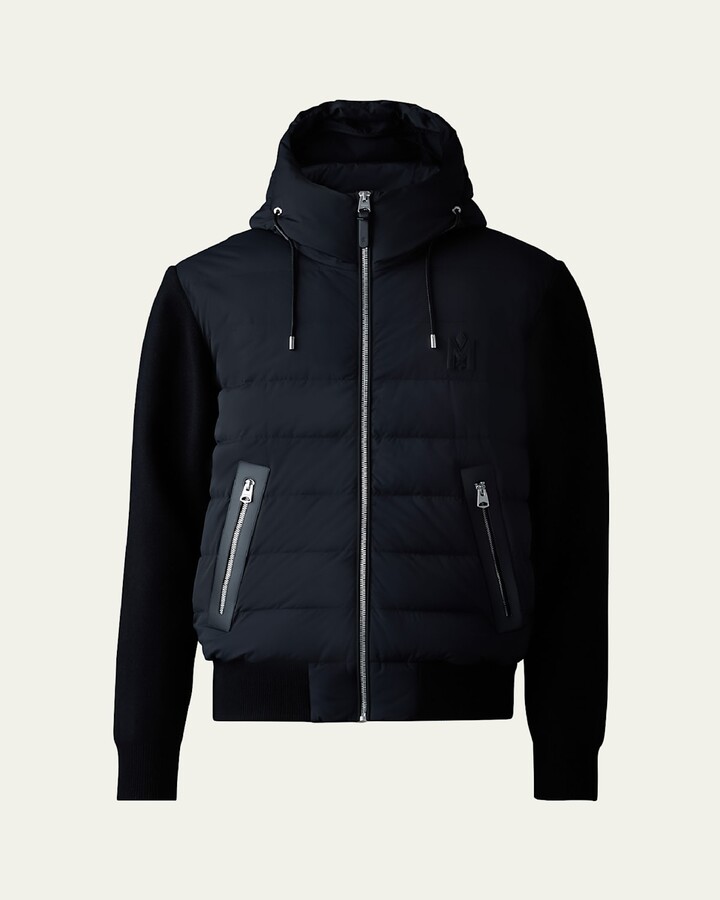 Mackage Men's Andrew Hybrid Down Knit Jacket