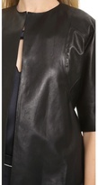Thumbnail for your product : Derek Lam Leather Cardigan