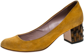 Yellow Heels Pumps | Shop the worldâs largest collection of fashion | ShopStyle