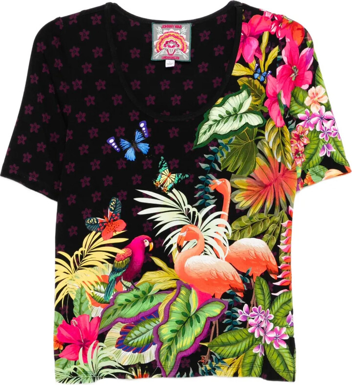 Johnny Was janie favorite scoop neck fitted T-shirt