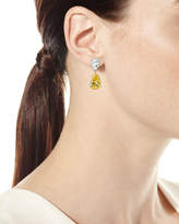 Thumbnail for your product : FANTASIA Double-Teardrop Cubic Zirconia Earrings