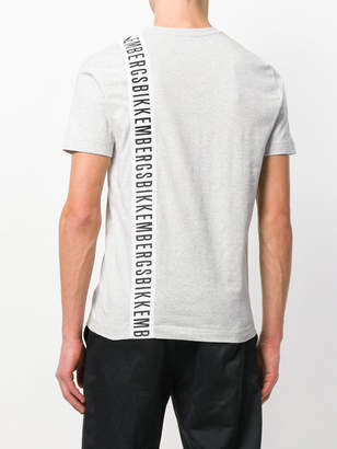 Dirk Bikkembergs buckle-strap logo T-shirt
