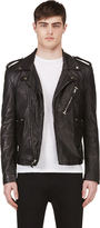 Thumbnail for your product : BLK DNM Black Studded & Quilted Leather Biker Jacket