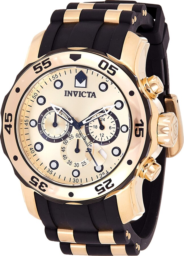 Buy INVICTA Pro Diver 48 mm Black Dial Stainless Steel Analogue