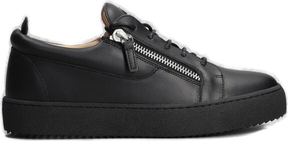Giuseppe Zanotti Frankie Zip Detailed Lace-Up Sneakers