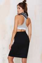 Thumbnail for your product : Nasty Gal American Woman Ribbed Pencil Skirt
