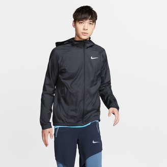 essential hooded running jacket