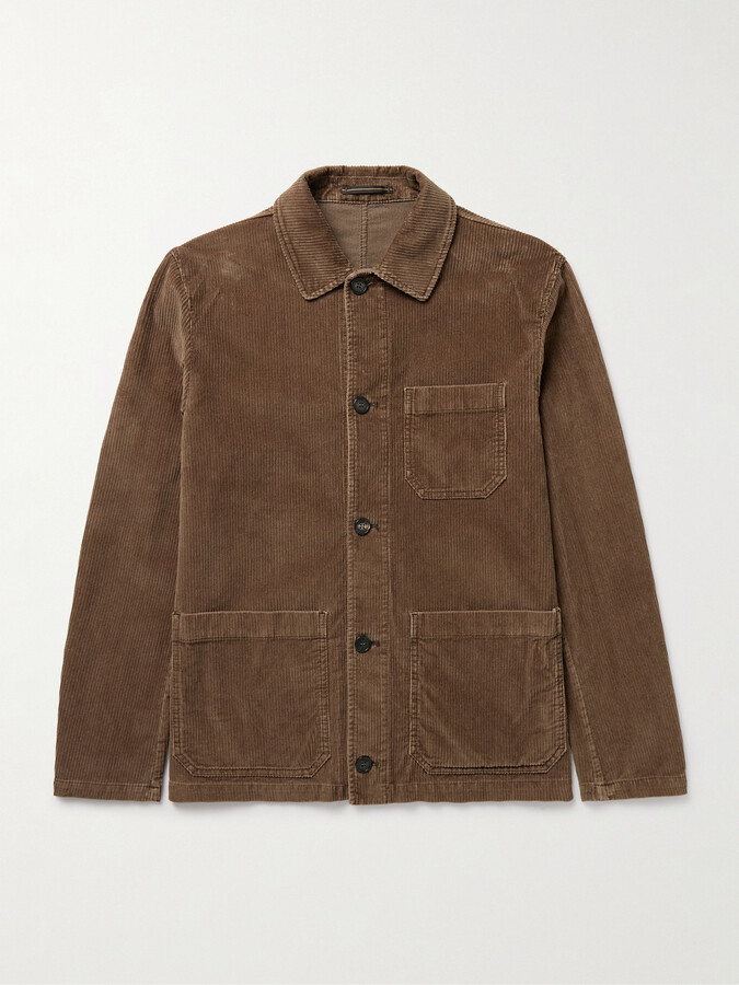 SLOWEAR Incotex Cotton-Blend Corduroy Chore Jacket