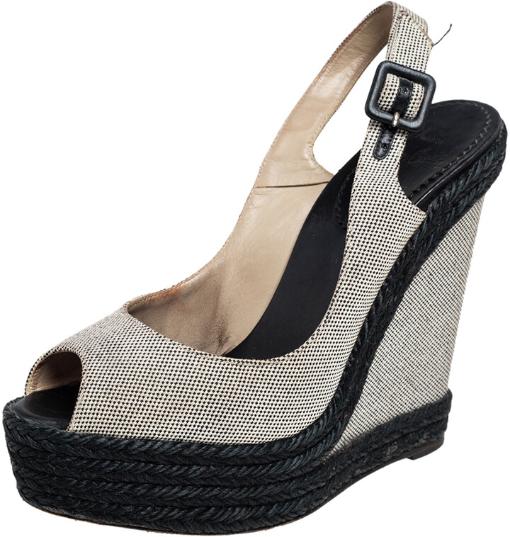 Spot On F2R229 Ladies Beige Wedge Peep Toe Sandals Splatter Design Kett R36A