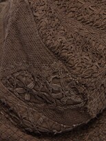 Thumbnail for your product : By Walid Firas French-crochet Cotton Hat - Brown