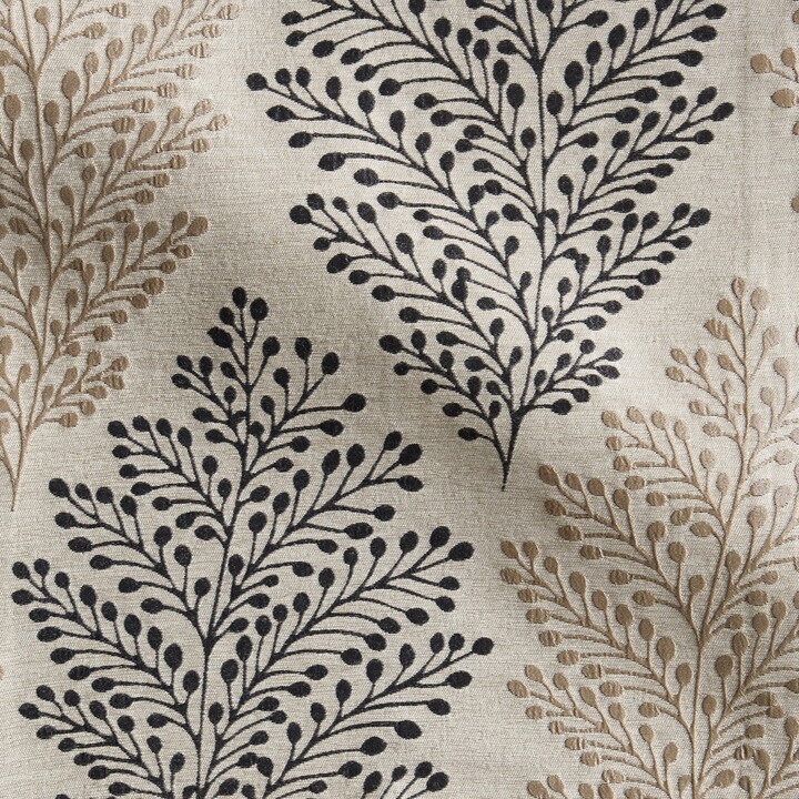 Dunelm Jessie Made to Measure Fabric By the Metre Jessie Charcoal