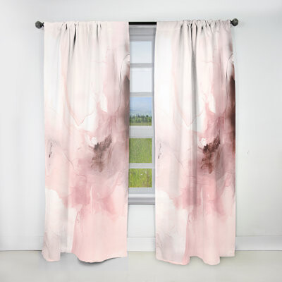Huddleson - Abstract Velvet Curtain - 1 Panel