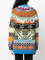 Thumbnail for your product : DSQUARED2 Graphic-Print Cotton Cardigan