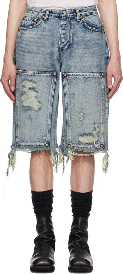 Thug Club Double knee Damage Shorts