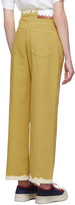 Thumbnail for your product : Marni Yellow Bicolor Denim Jeans
