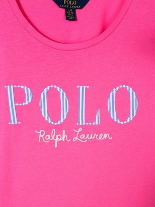 Ralph Lauren Kids TEEN logo-print crew neck T-shirt