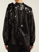 Thumbnail for your product : MSGM High-neck Sequin Top - Black
