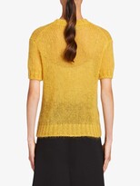 Thumbnail for your product : Prada Sheer Knitted Top