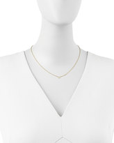 Thumbnail for your product : Sydney Evan SHY by Horseshoe & Single-Diamond Necklace