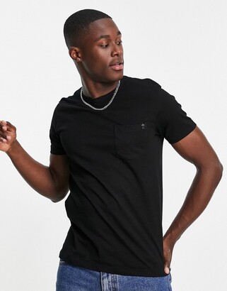 French Connection pocket t-shirt in black