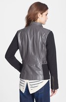 Thumbnail for your product : Bernardo Leather & Wool Blend Jacket