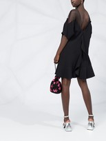 Thumbnail for your product : RED Valentino Ruffle-Detailing Mini Dress
