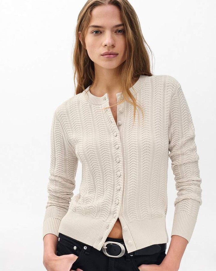Rag & Bone Francesca Wool Blend Cardigan
