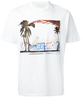 Prada landscape print T-shirt - men - Cotton - S