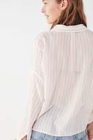 Thumbnail for your product : BDG Striped Twill Button-Down Shirt