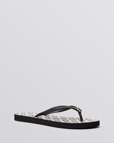 Thumbnail for your product : Tory Burch Flip Flops - Thin Logo