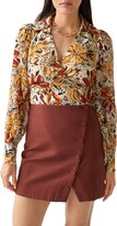 Thumbnail for your product : And other stories Floral Print Wrap Front Blouse