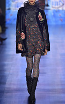 Thumbnail for your product : Anna Sui Pagoda Beaded Velvet Cape