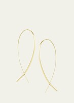 Thumbnail for your product : Lana Small Elongated Flat Upside Down Hoops