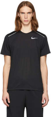 Nike Black Rise 365 Running T-Shirt